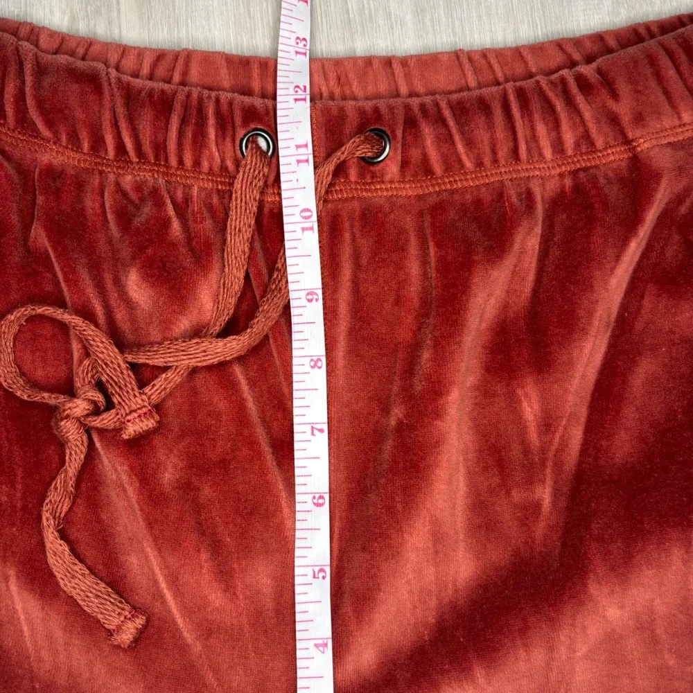 Daniel Buchler New York Rust Orange Velour Lounge Pajama Pants Mens XL